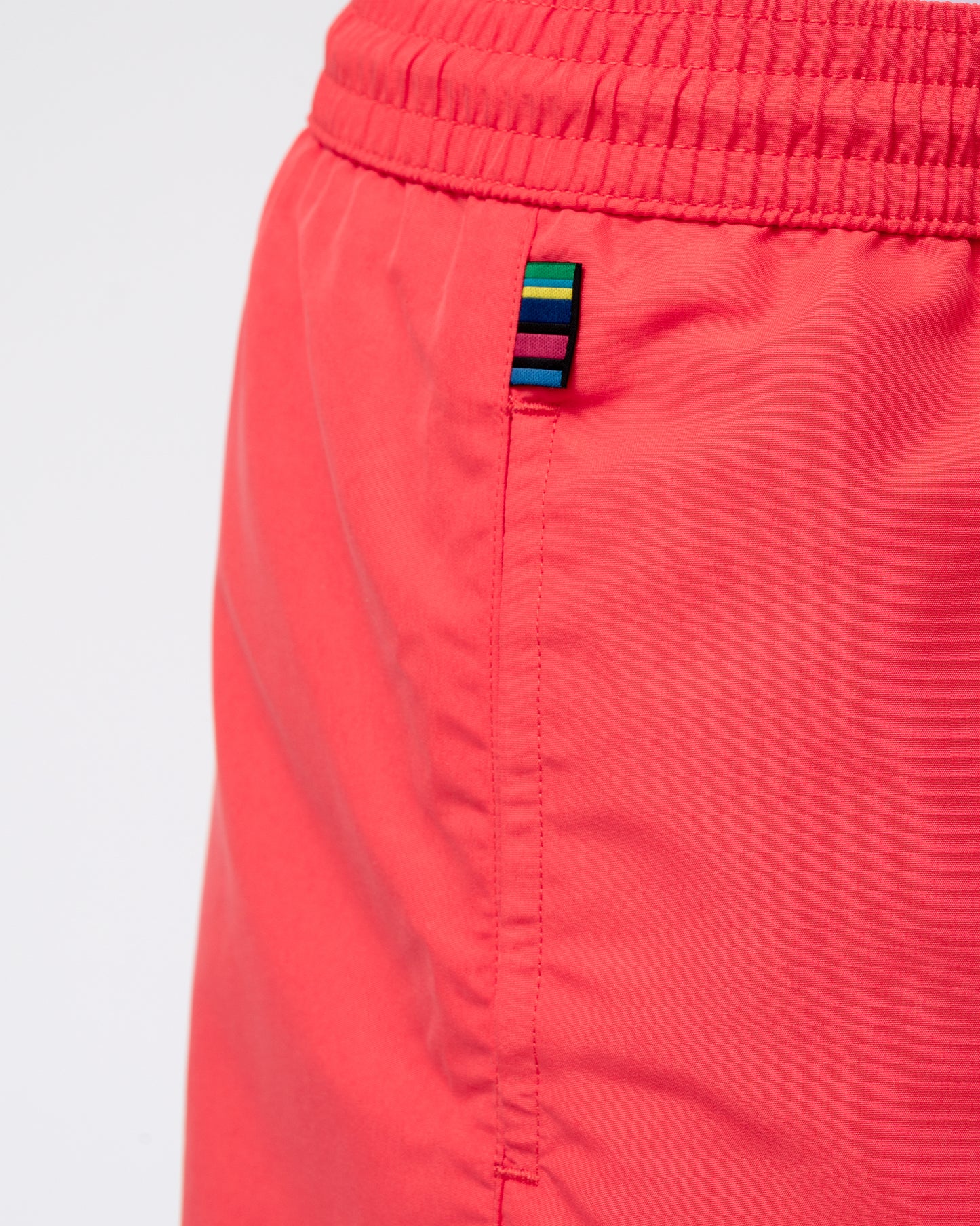 Paul Smith Mens Zebra Logo Swim Shorts - 23B Pink | CHO | Designer Mens Shorts