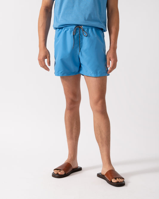 Paul Smith Mens Zebra Logo Swim Shorts - 41 Blue