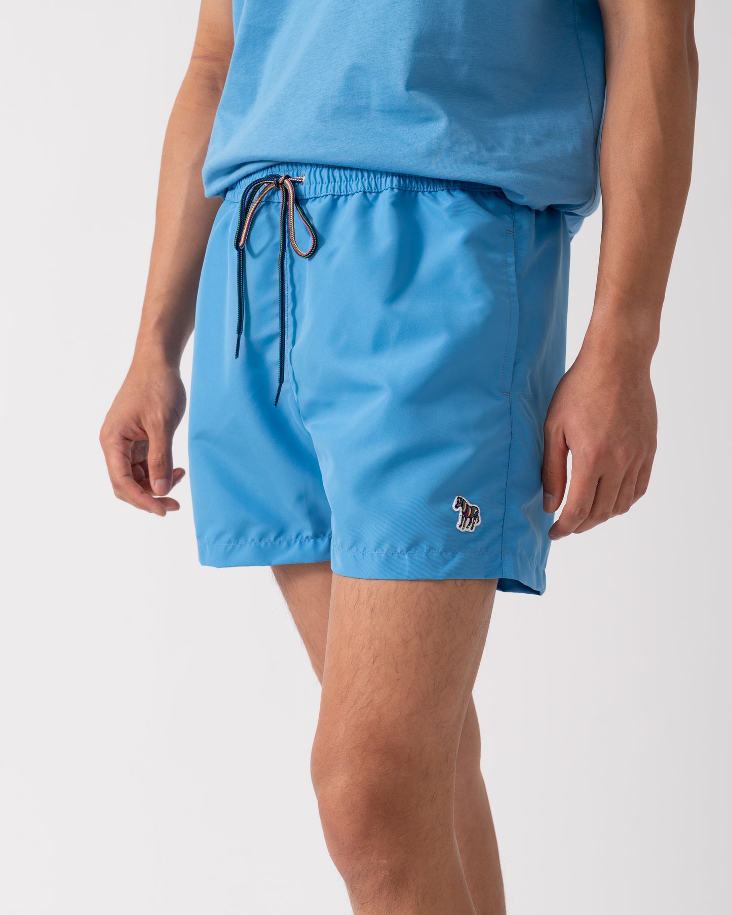 Paul Smith Mens Zebra Logo Swim Shorts - 41 Blue