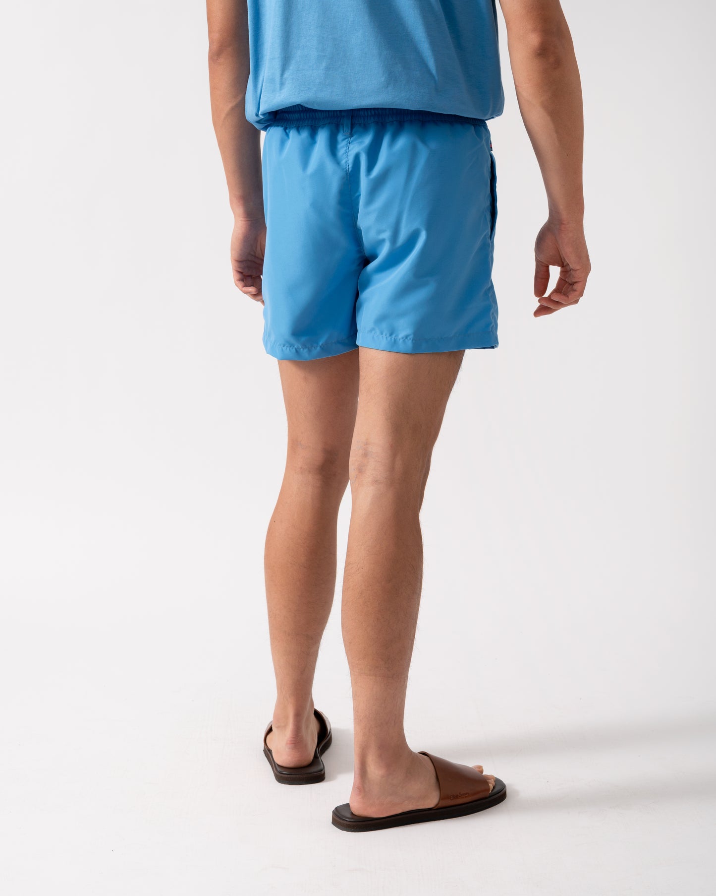 Paul Smith Mens Zebra Logo Swim Shorts - 41 Blue