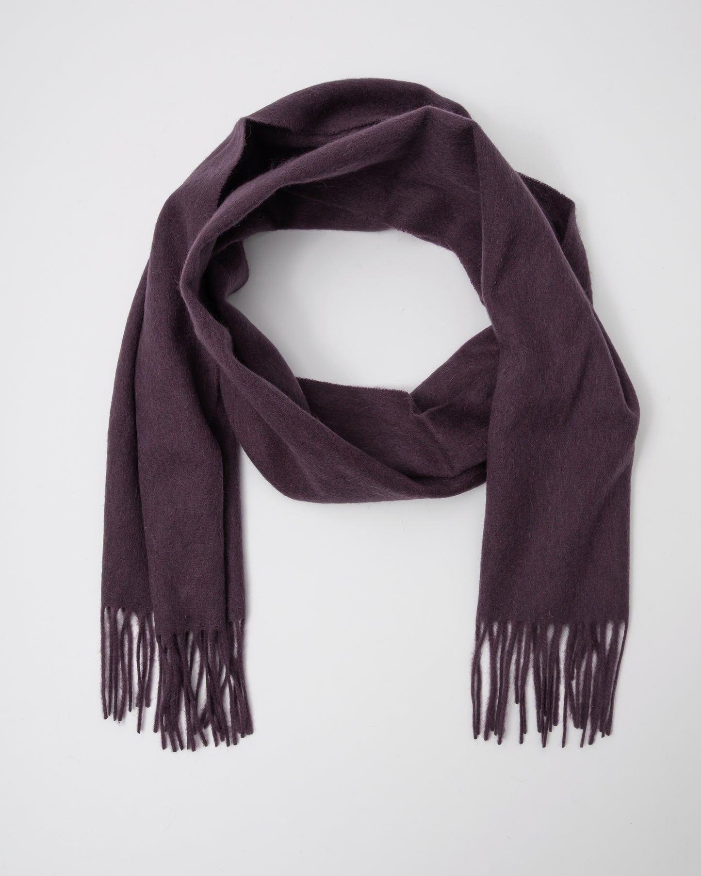 Paul Smith Mens Zebra Scarf - 29 Very Dark Red - CHO - Designer Mens Scarf