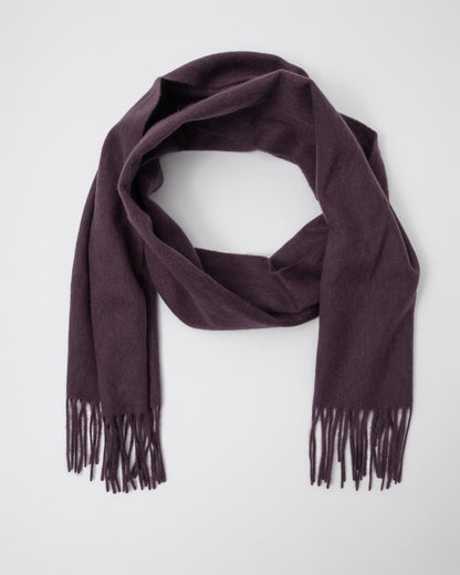 Paul Smith Mens Zebra Scarf - 29 Very Dark Red - CHO - Designer Mens Scarf