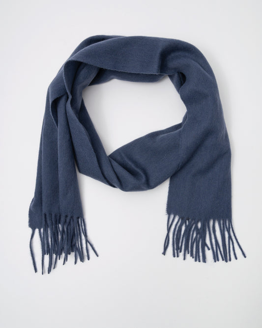 Paul Smith Mens Zebra Scarf - 43 Greyish Blue - CHO - Designer Mens Scarf