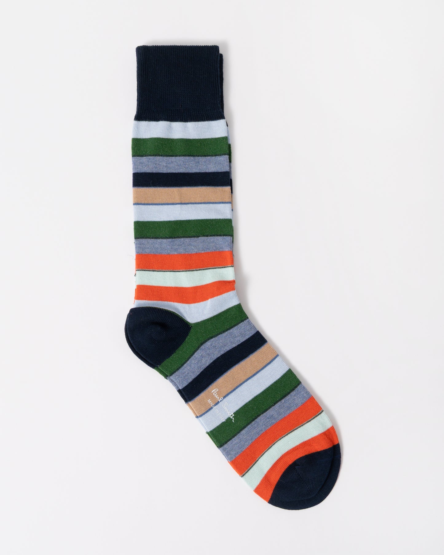 Paul Smith Nandor Stripe Mens Socks in 47 Blue