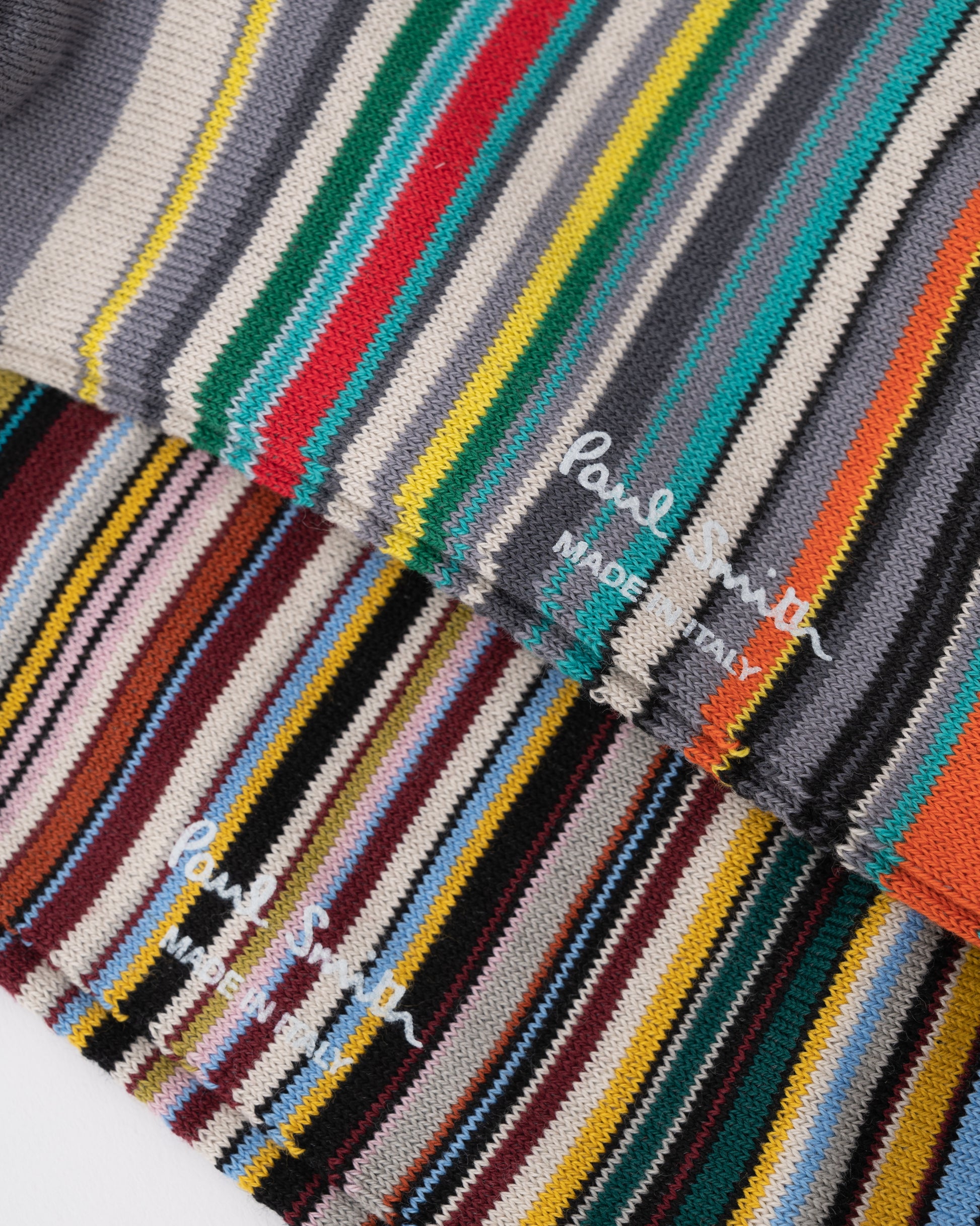 Paul Smith 2 Pack Mens Signature Stripe Socks  logo detail