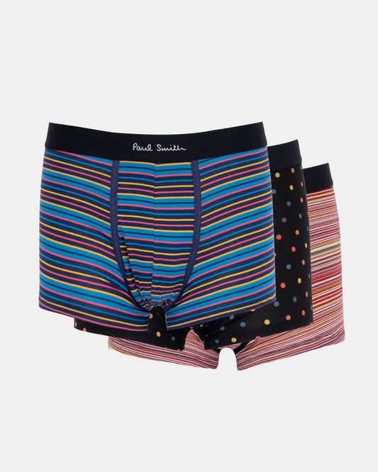 Paul Smith 3 Pack Multi Patterned Trunks - pack shot