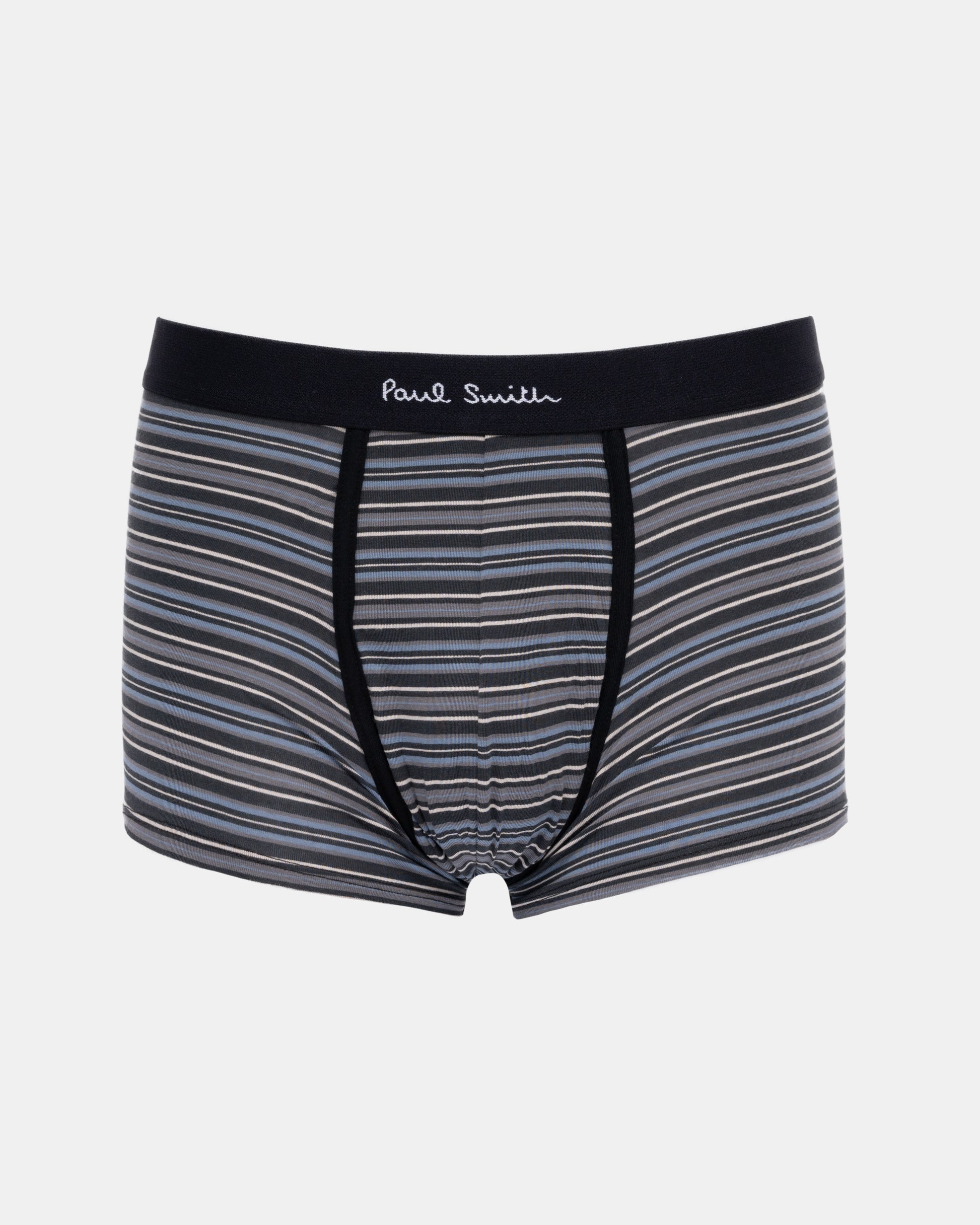 Paul Smith 3 Pack of Mixed Patterned Trunks - blue stripes