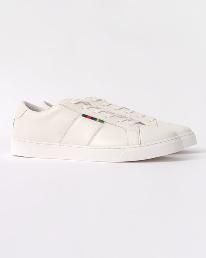 Paul Smith Beech Mens Leather Trainers - 01 White - CHO - Designer Mens Trainers
