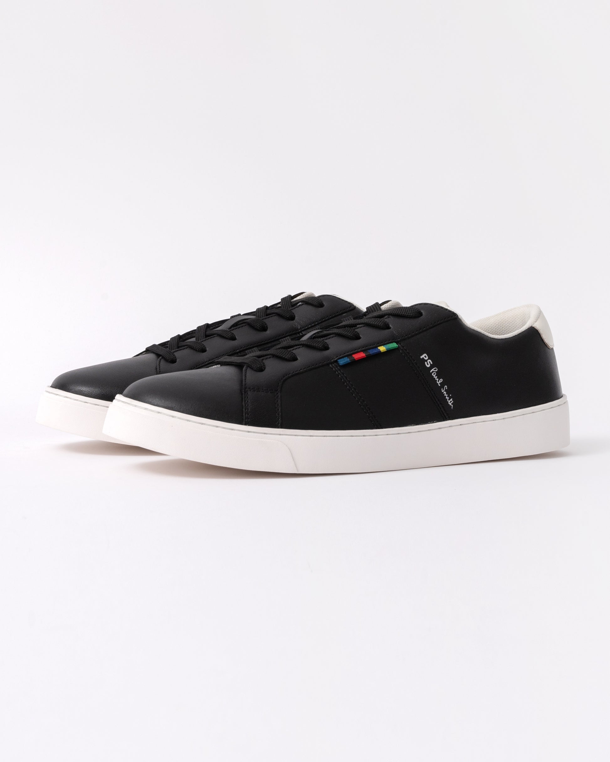 Paul Smith Beech Mens Leather Trainers in 79 Black