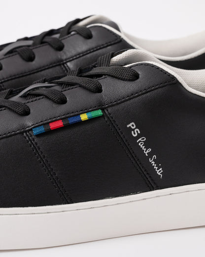 Paul Smith Beech Mens Leather Trainers - 79 Black - CHO - Designer Mens Trainers