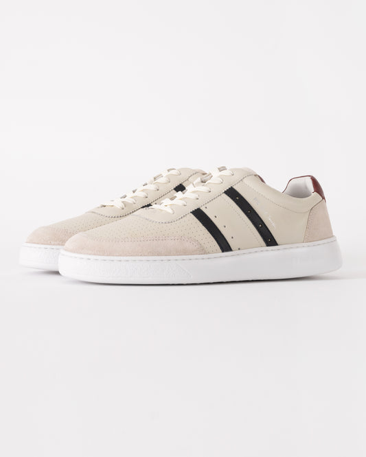 Paul Smith Birch Mens Leather Trainers in Off White