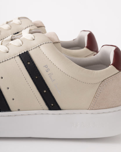 Paul Smith Birch Mens Leather Trainers - 02 Off White