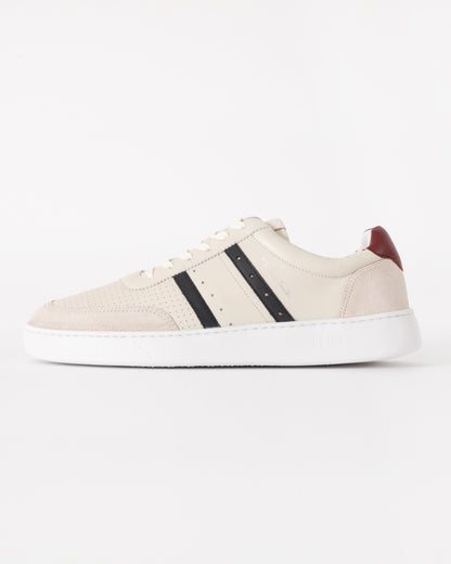 Paul Smith Birch Mens Leather Trainers - 02 Off White