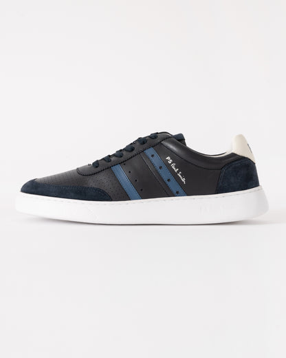 Paul Smith Birch Mens Leather Trainers - 47 Navy