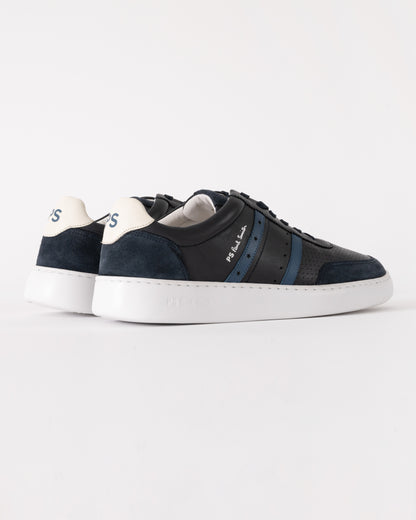 Paul Smith Birch Mens Leather Trainers - 47 Navy