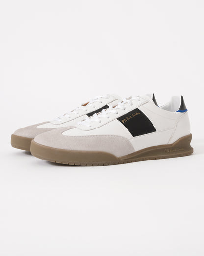 Paul Smith Dover Leather Side Panel Mens Trainers - 01 White