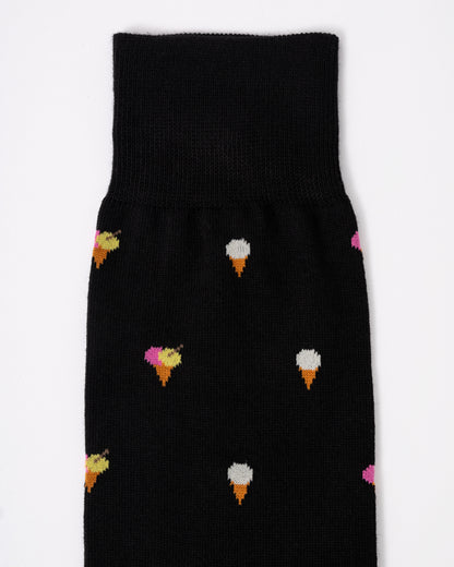 Paul Smith Kerry Ice Cream Mens Socks - 79 Black
