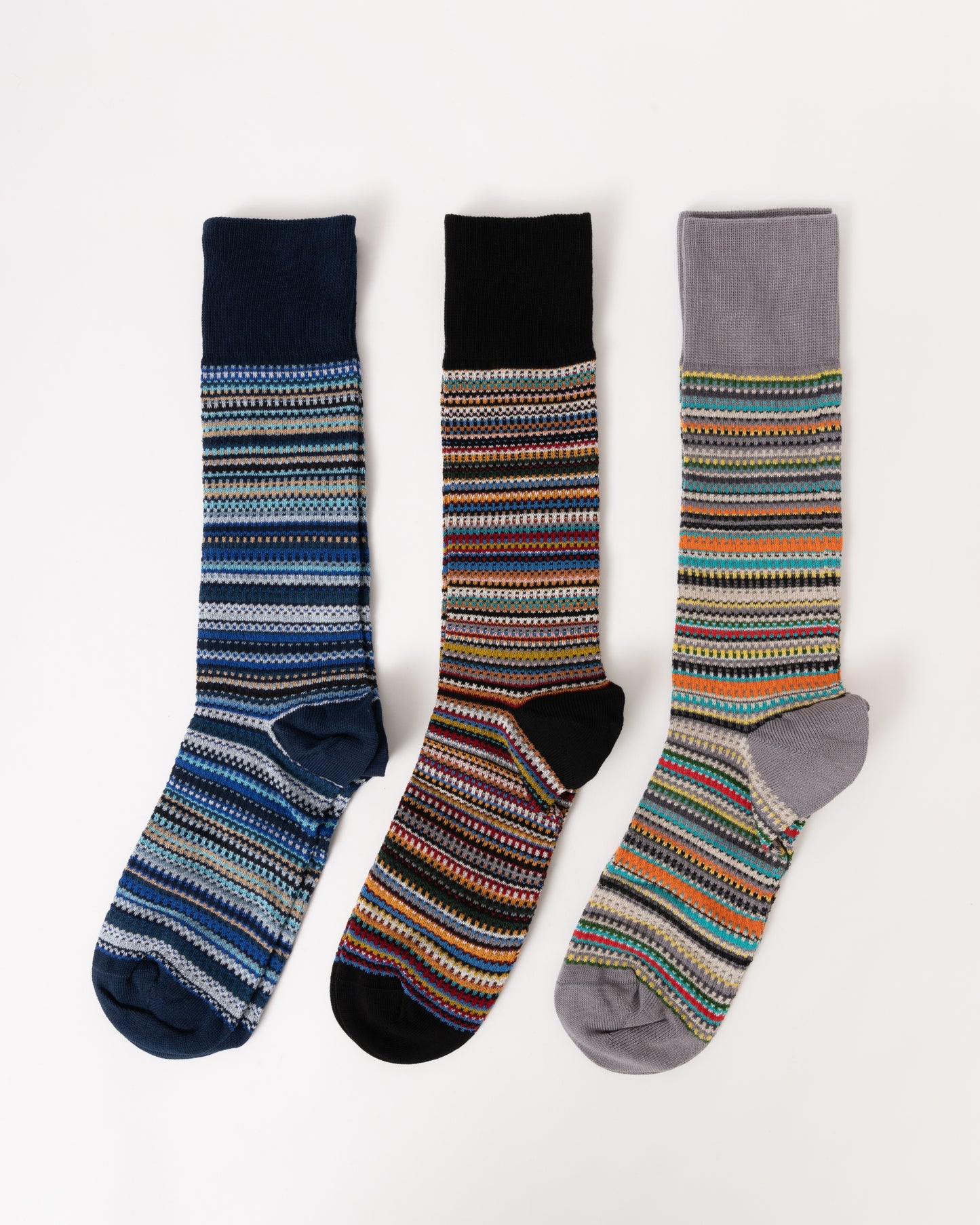 Paul Smith Mens 3-Pack Pique Signature Socks - 1A Mixed Plate 1