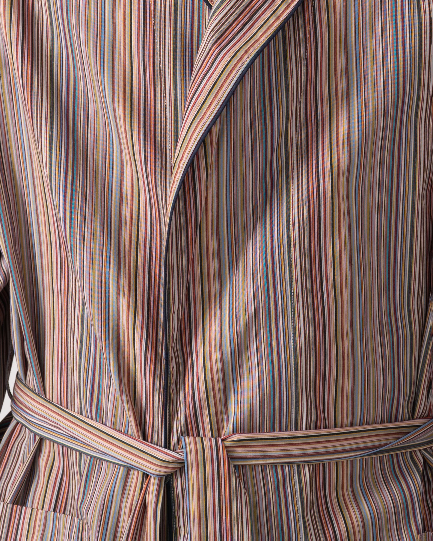 Paul Smith Mens Signature Stripe Dressing Gown detail