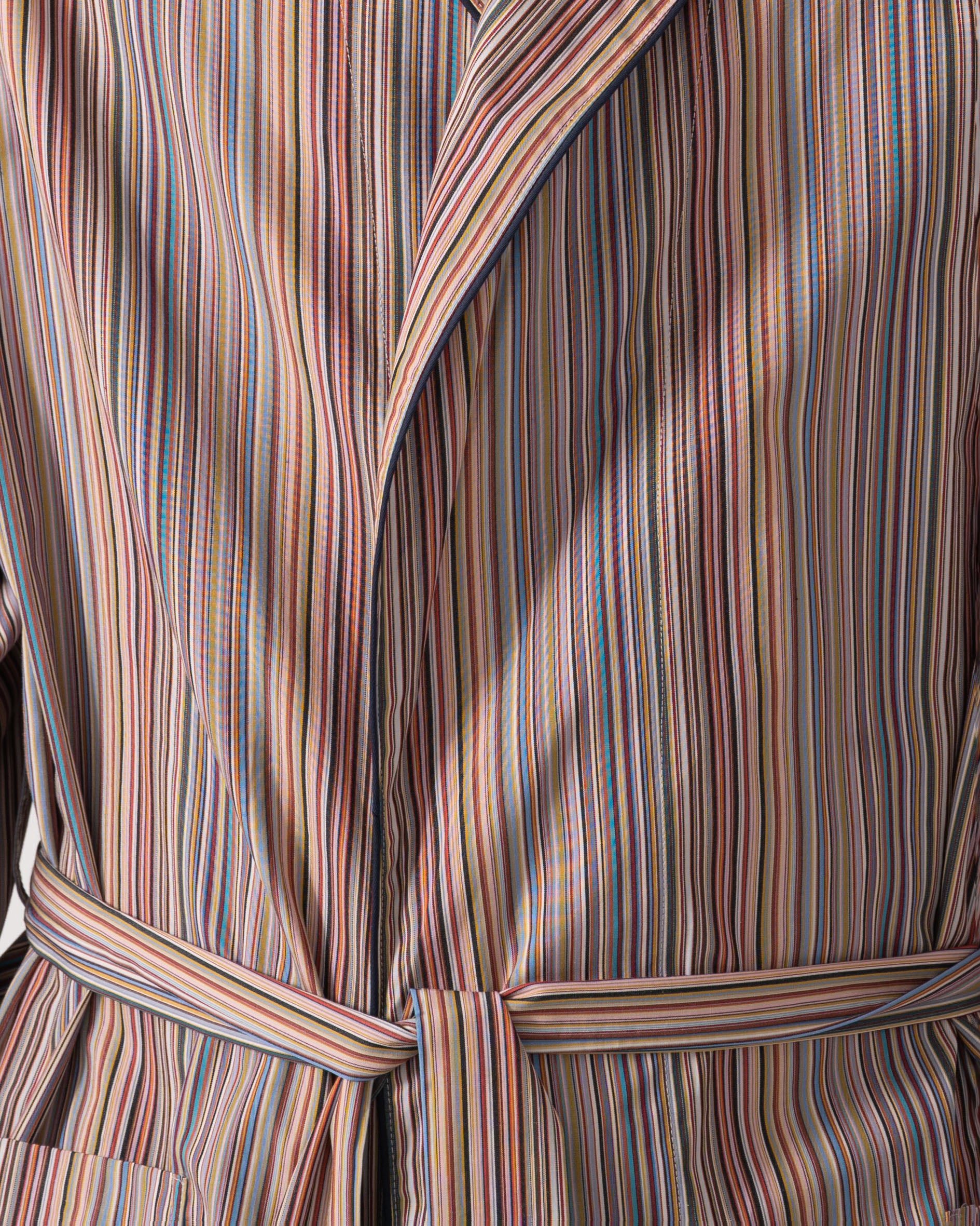 Paul Smith Mens Signature Stripe Dressing Gown detail
