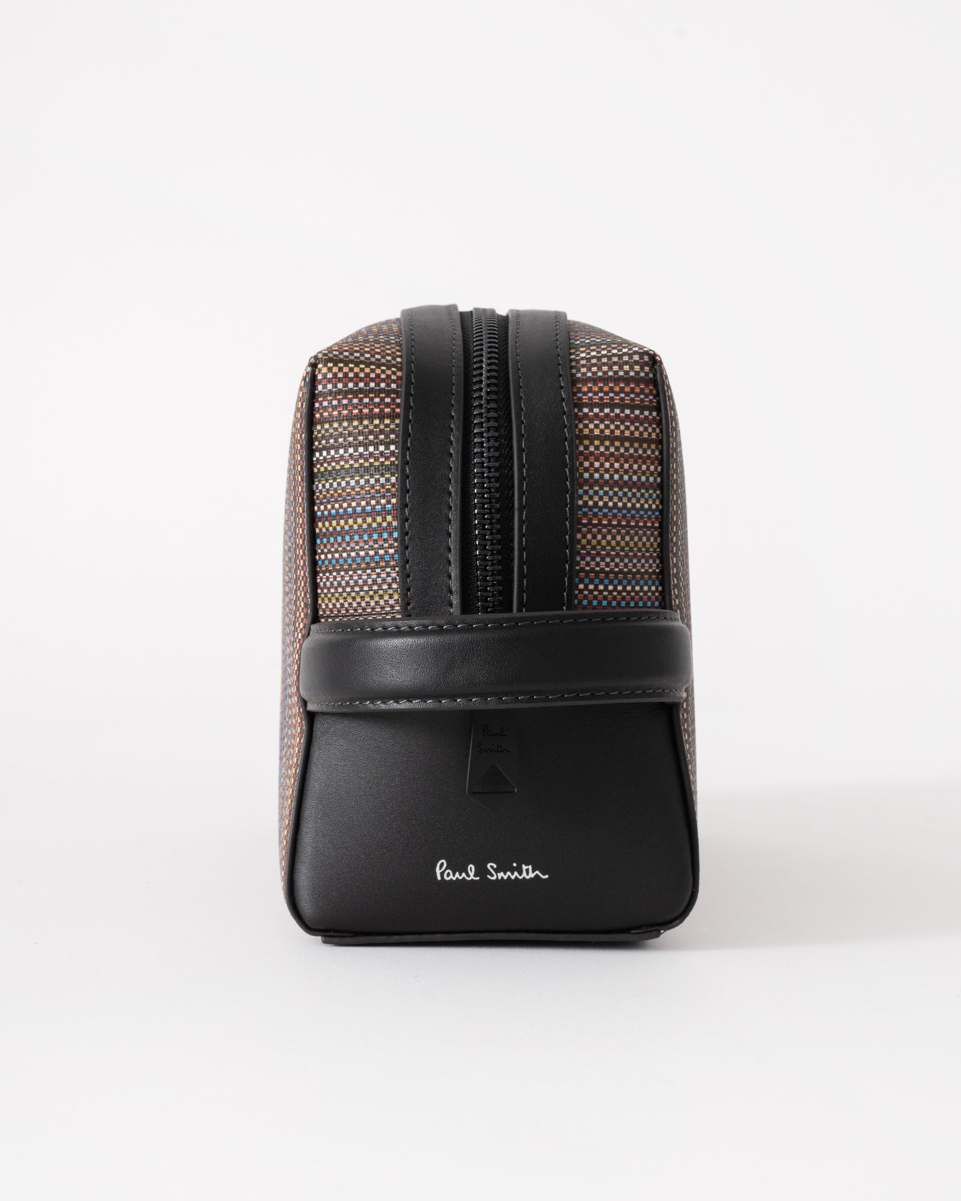 Paul Smith Mens Signature Stripe Washbag - 92 Multi Coloured - CHO - Designer Mens Bags