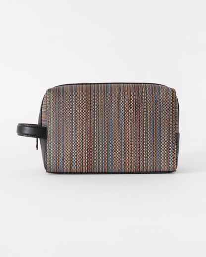 Paul Smith Mens Signature Stripe Washbag in 92 Multi Coloured