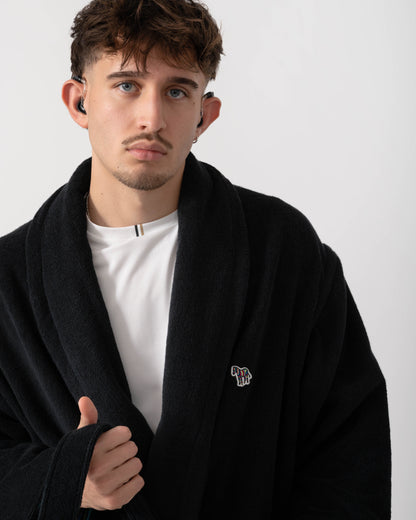 Paul Smith Zebra Dressing Gown - 79 Black detail