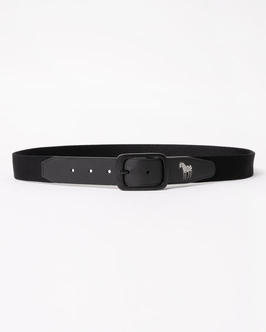 Paul Smith Mens Zebra Webbing Belt - 79 Black
