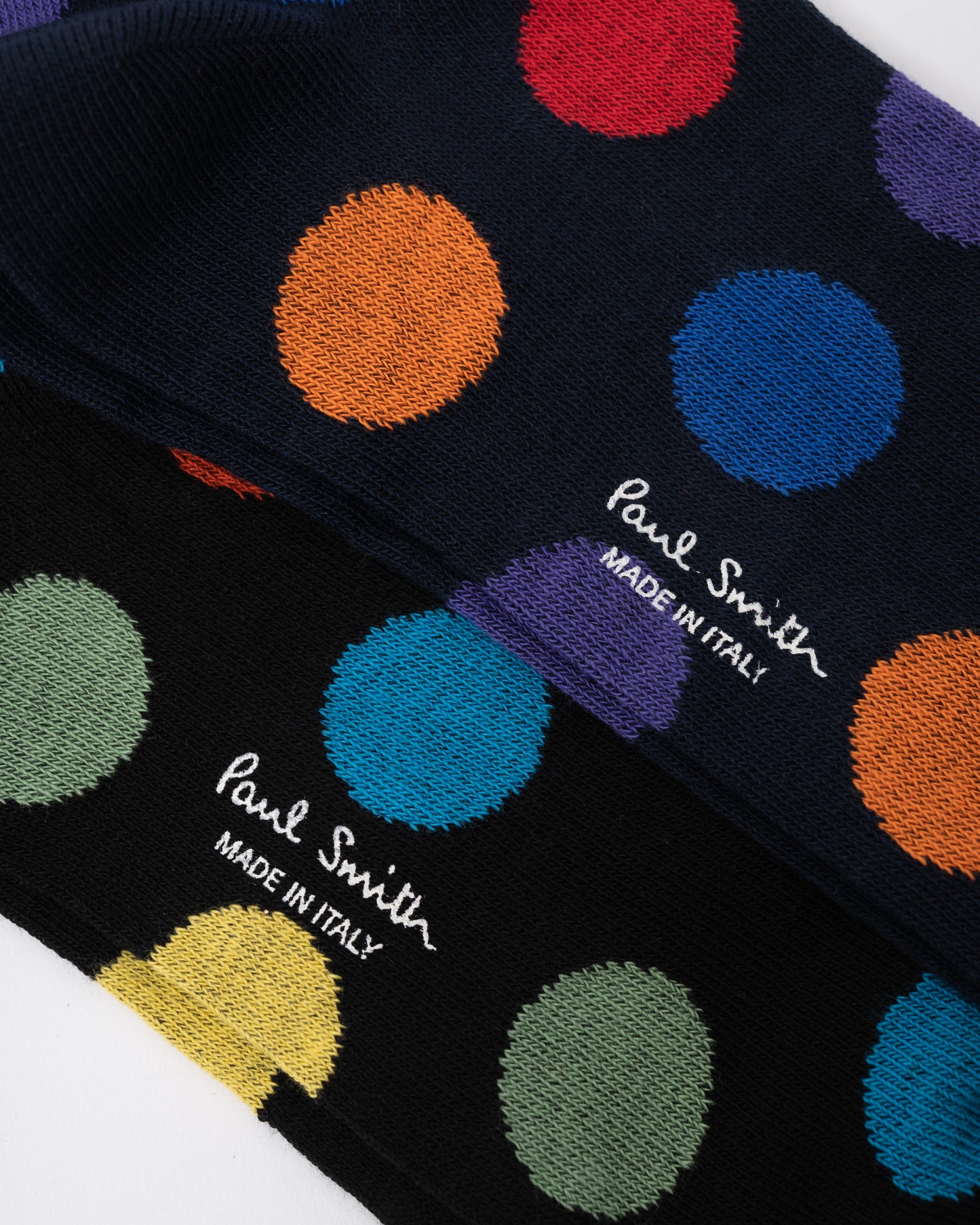 Paul Smith Mens 2-Pack Polka Dot Socks logo detail