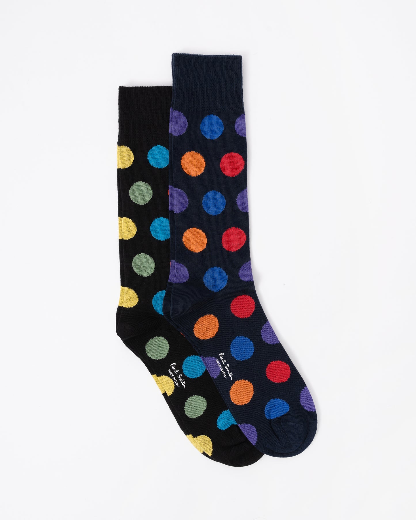 Paul Smith Mens 2-Pack Polka Dot Socks 2 pack flat lay