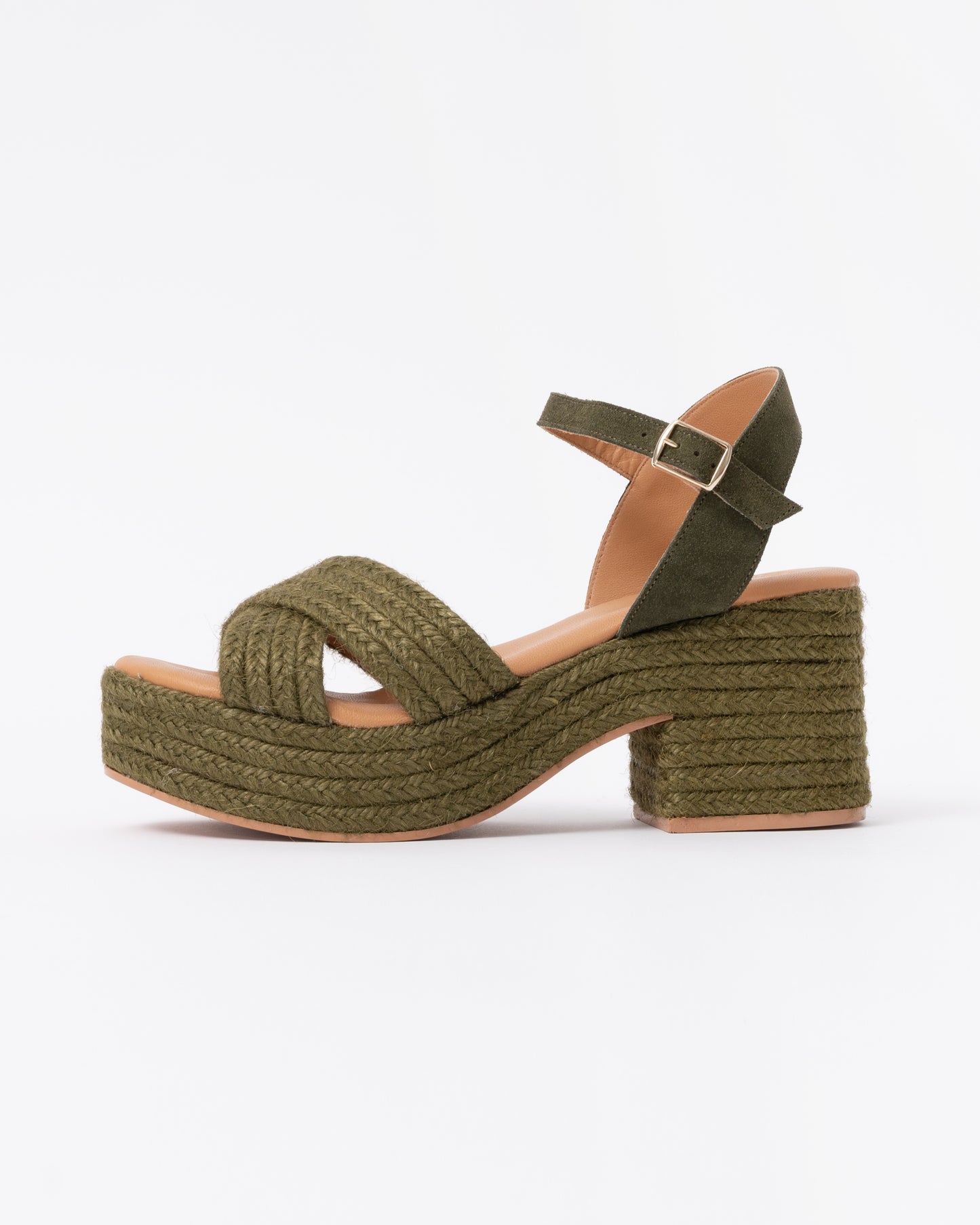 Penelope Chilvers Womens Bella Jute Sandal in 764 Sage