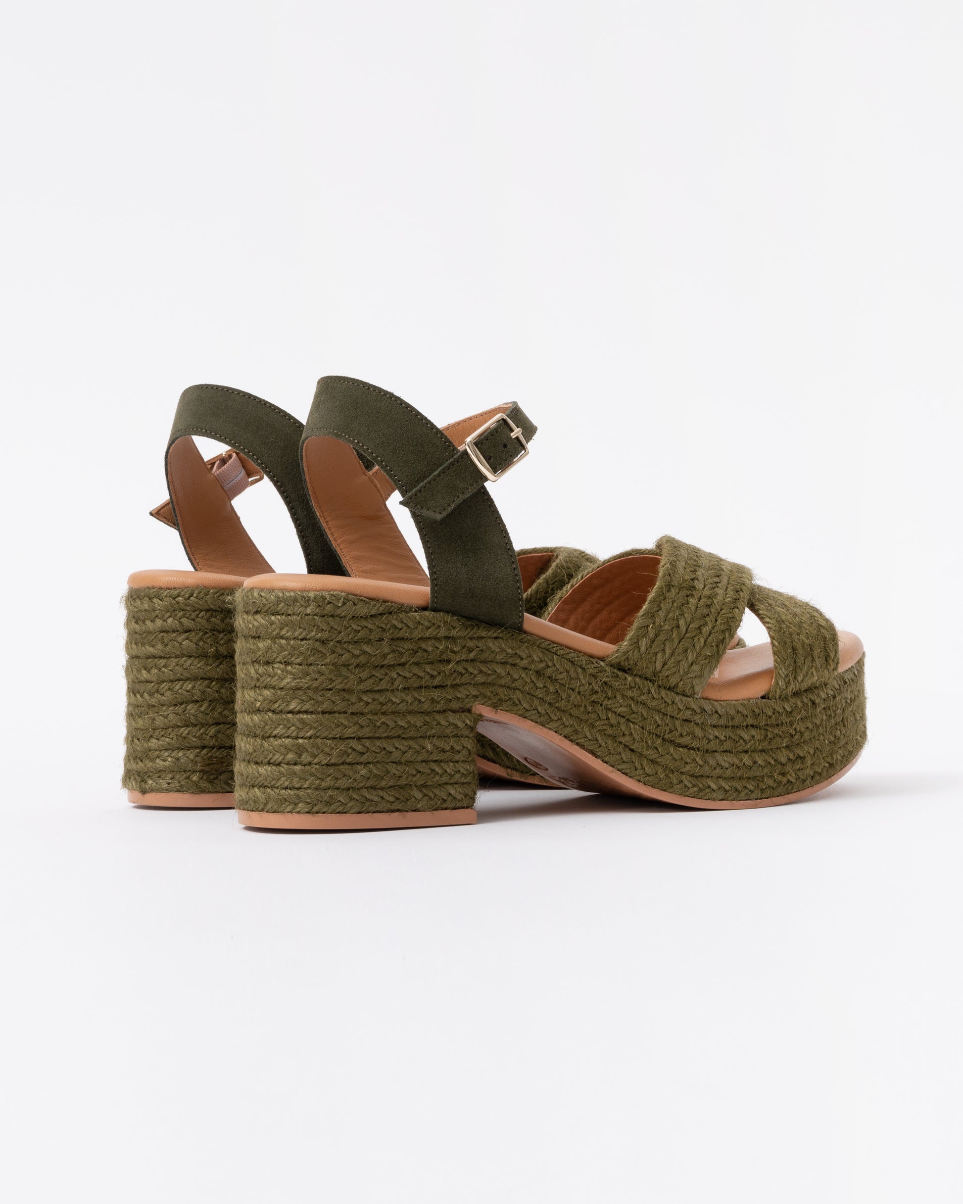 Penelope Chilvers Womens Bella Jute Sandal in 764 Sage