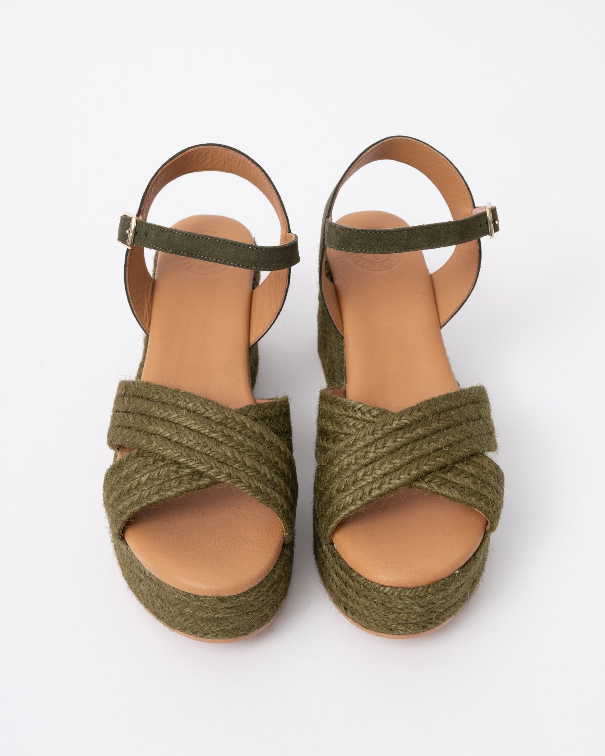 Penelope Chilvers Womens Bella Jute Sandal in 764 Sage