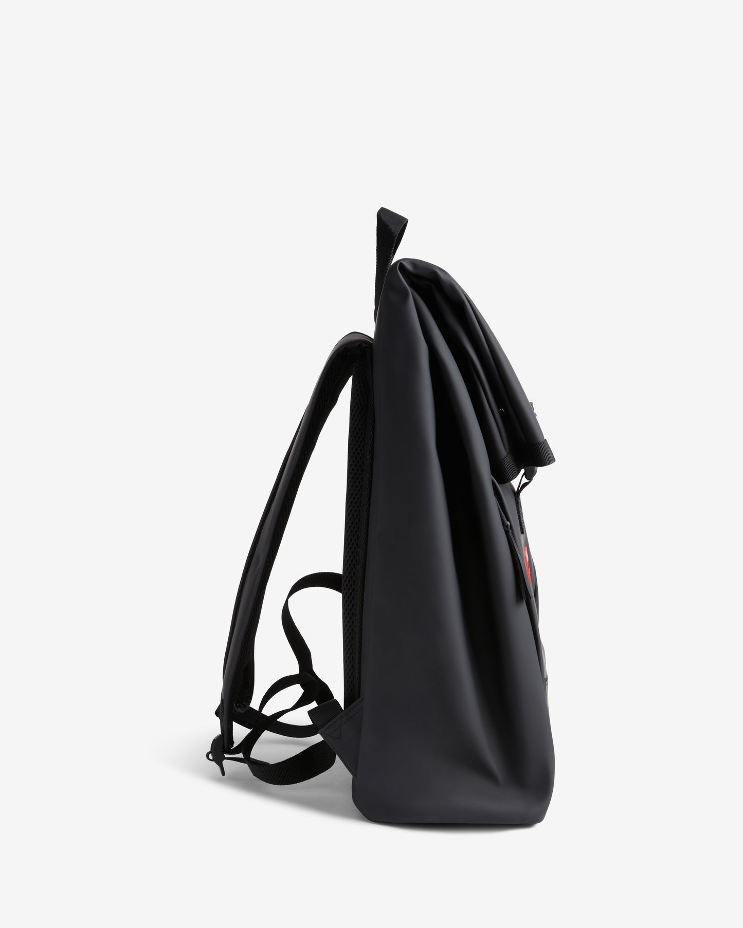 Hunter Pentallen Roll Top Clip Backpack - Black