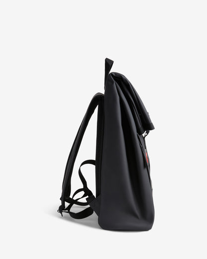 Hunter Pentallen Roll Top Clip Backpack - Black