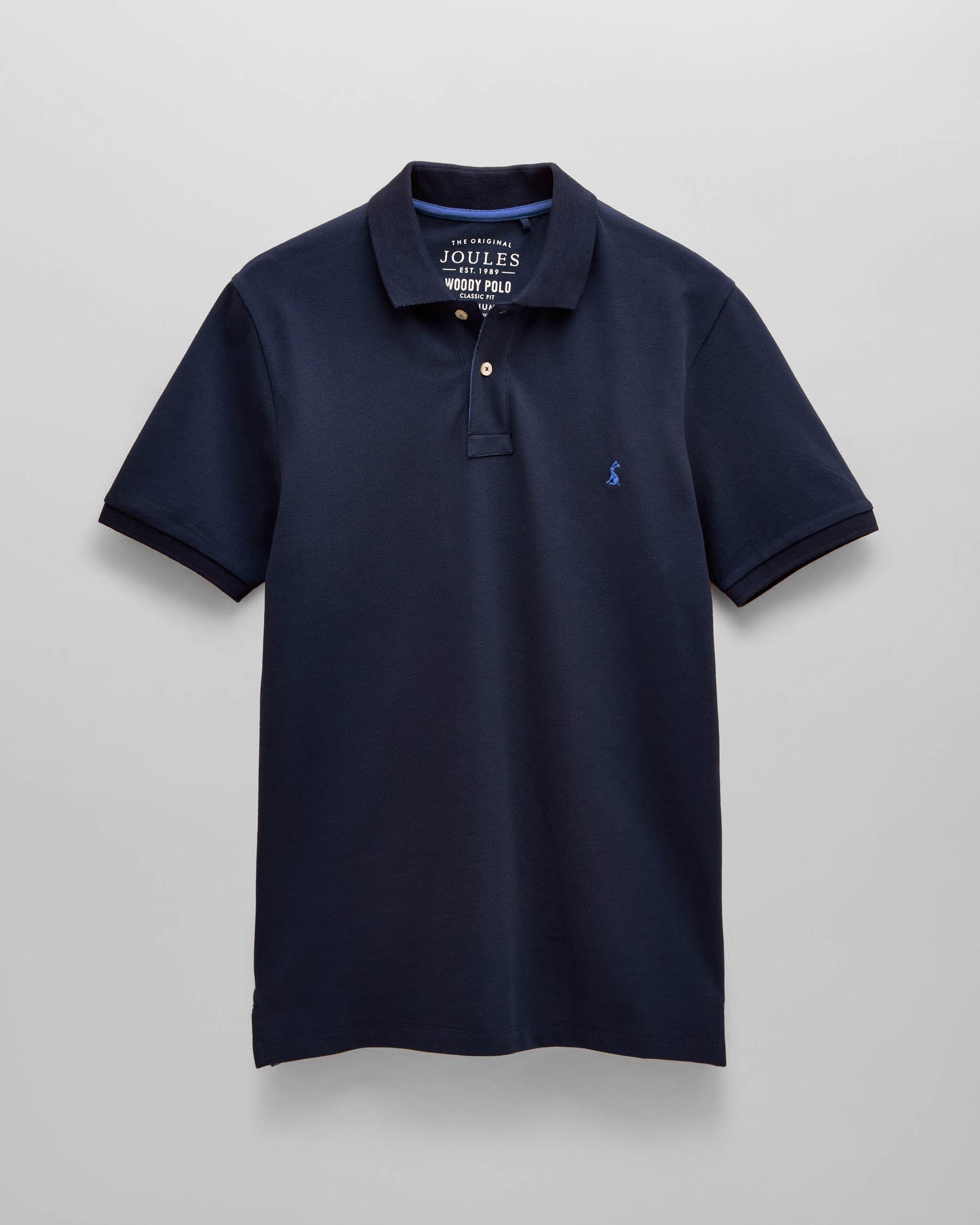 Joules Woody Mens Polo Shirt - Navy - CHO - Designer 