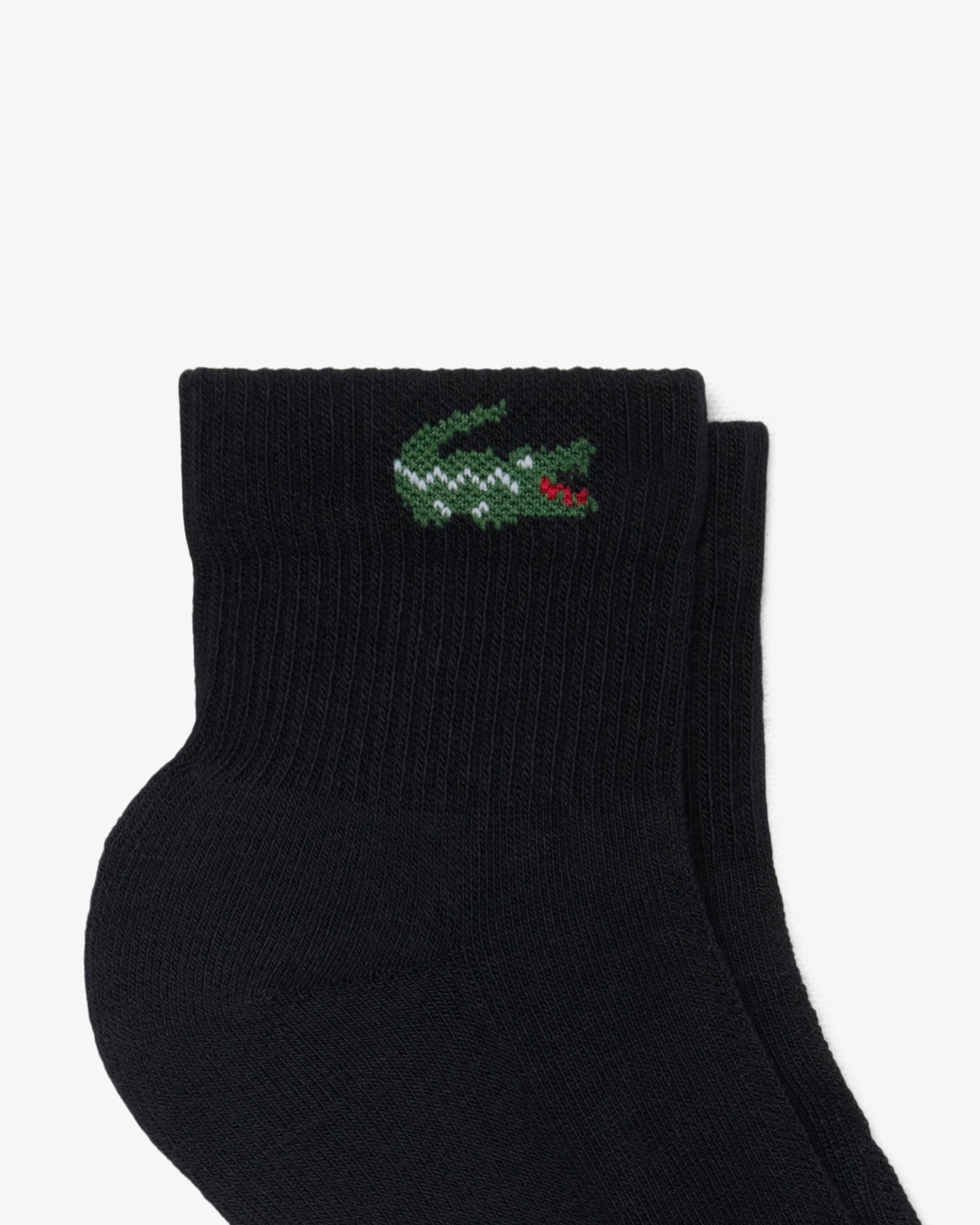 Lacoste 6-Pack Mid-Length Mens Sport Socks - Black 031