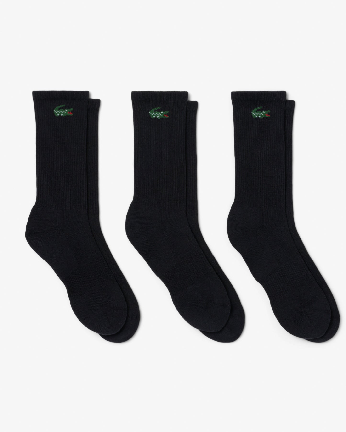 Lacoste 3-Pack Long Mens Sport Socks - Black 031