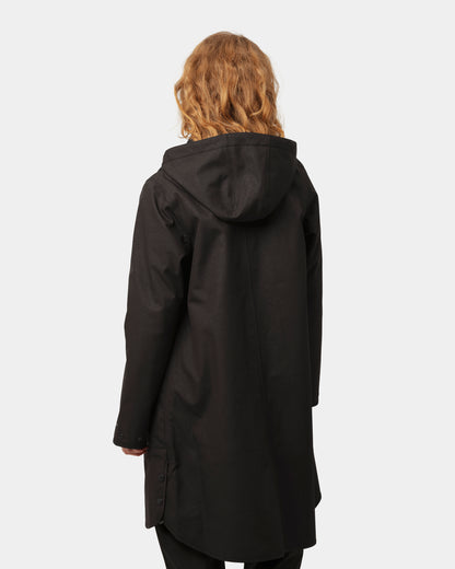 Ilse Jacobsen Rain Womens A-Line Softshell Raincoat - Black 001