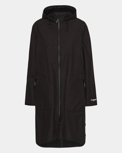 Ilse Jacobsen Rain Womens A-Line Softshell Raincoat - Black 001