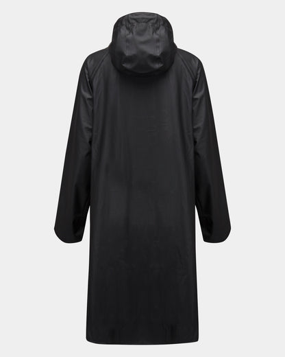 Ilse Jacobsen Rain Womens A-Line Rubberised Raincoat - Black 001