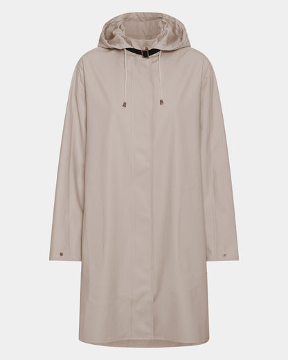 Ilse Jacobsen Rain Womens A-Line Rubberised Raincoat - Atmosphere 149