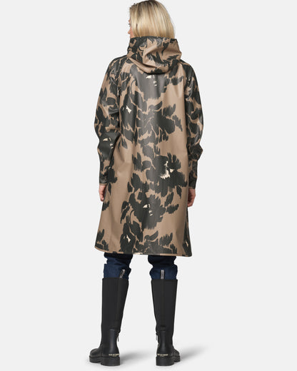Ilse Jacobsen Rain Print Womens A-Line Rubberised Raincoat - Floral Decors 732