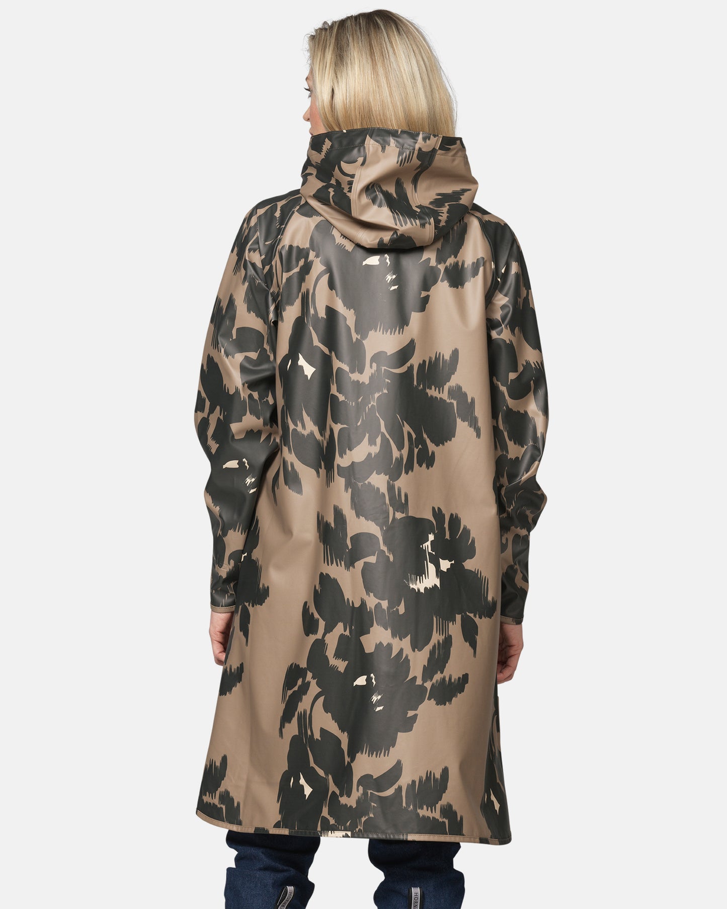 Ilse Jacobsen Rain Print Womens A-Line Rubberised Raincoat - Floral Decors 732