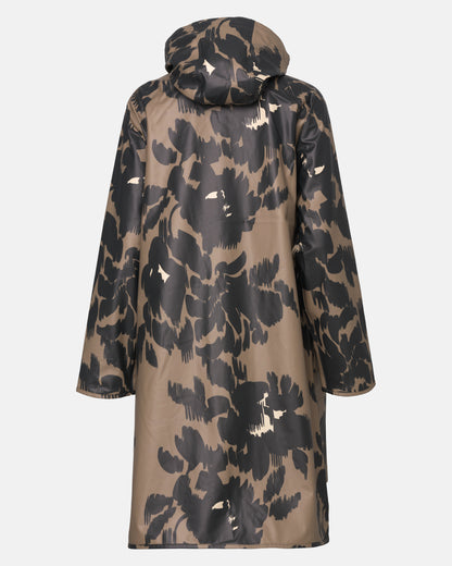 Ilse Jacobsen Rain Print Womens A-Line Rubberised Raincoat - Floral Decors 732