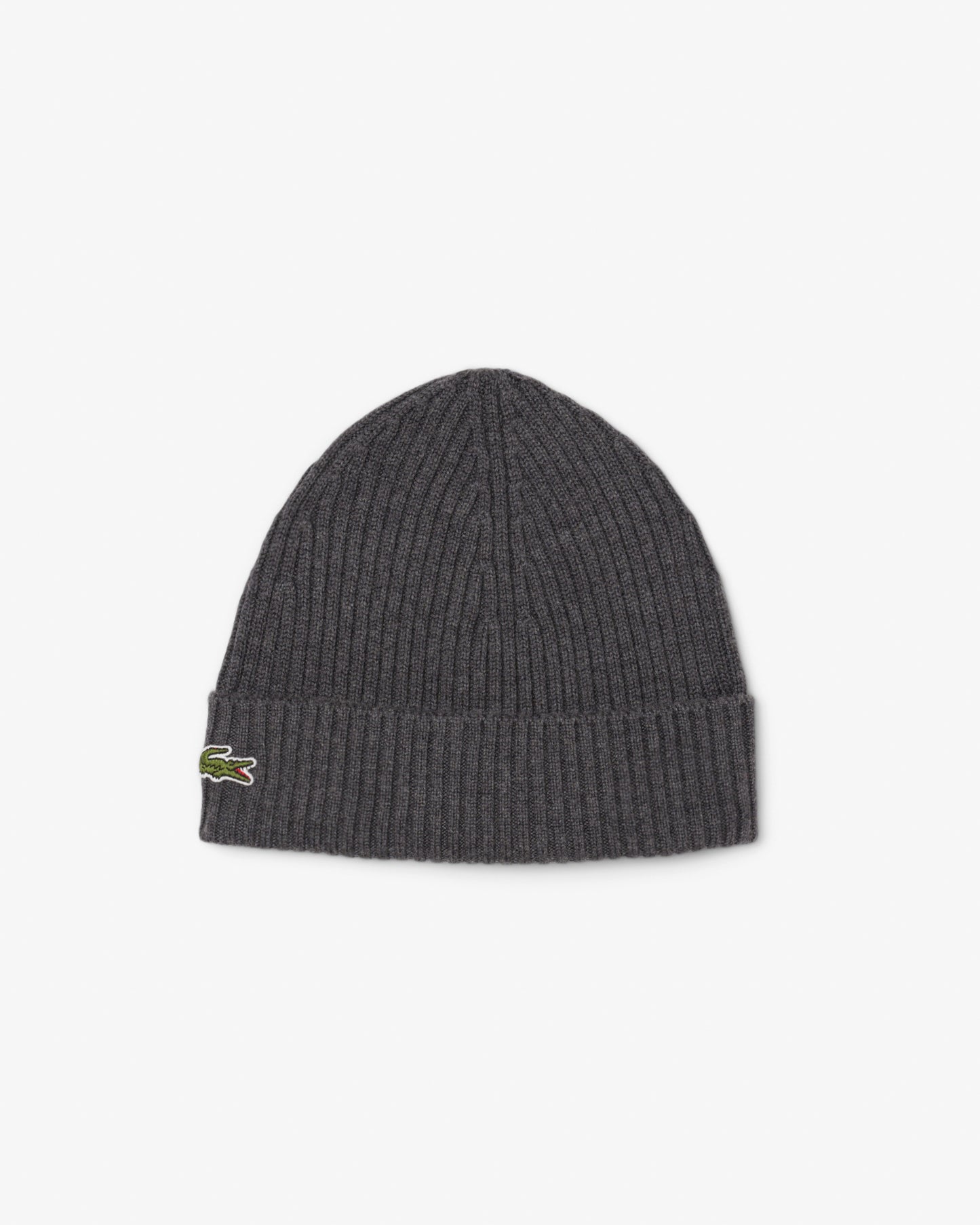 Lacoste Mens Ribbed Beanie - Pitch Chine 050