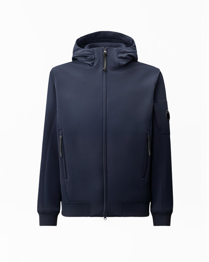 C.P. Company Lens C.P. Shell-R Hooded Mens Jacket - Total Eclipse 888