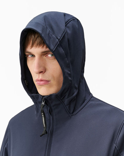 C.P. Company Lens C.P. Shell-R Hooded Mens Jacket - Total Eclipse 888
