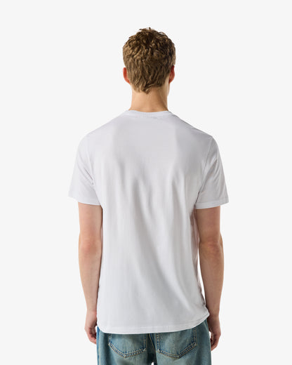 Hunter Red Label Essentials Mens Logo T-Shirt - Hunter White | CHO | Designer Mens Short Sleeve T-Shirts
