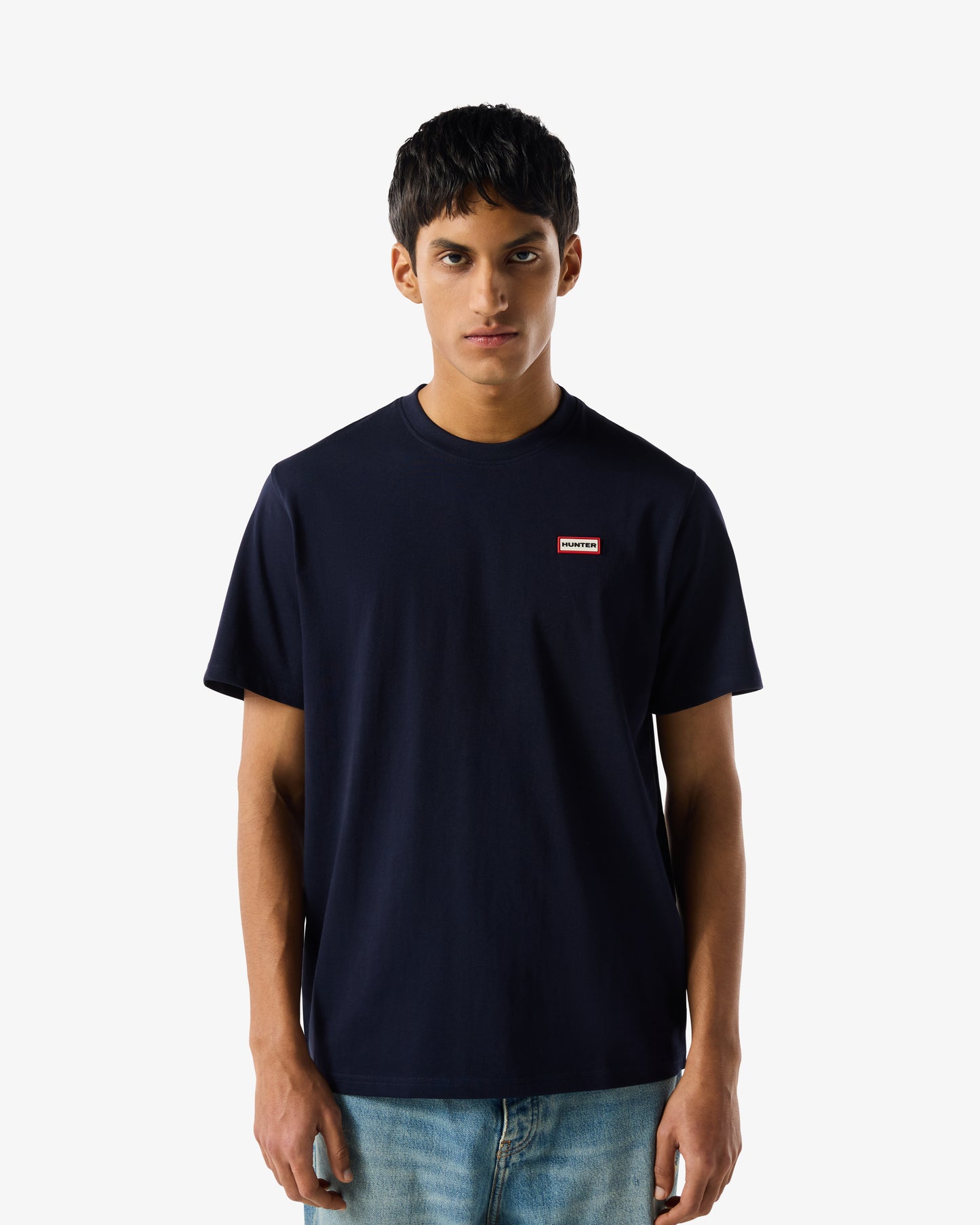 Hunter Red Label Essentials Mens Logo T-Shirt - Night Sky | CHO | Designer Mens Short Sleeve T-Shirts